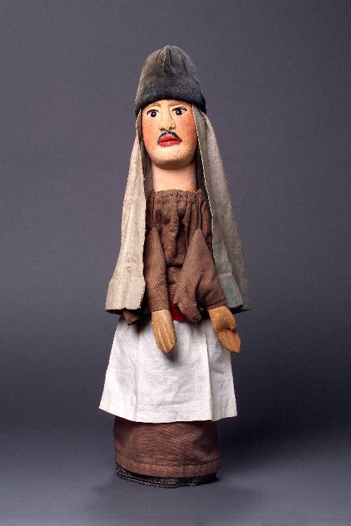 SOLDATO DI TEBE (burattino) - ambito emiliano (fine sec. XIX)