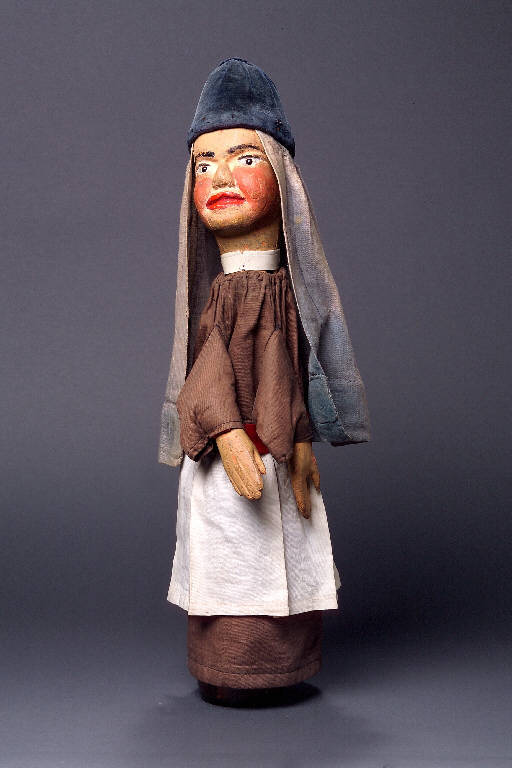 SOLDATO DI TEBE (burattino) - ambito emiliano (fine sec. XIX)