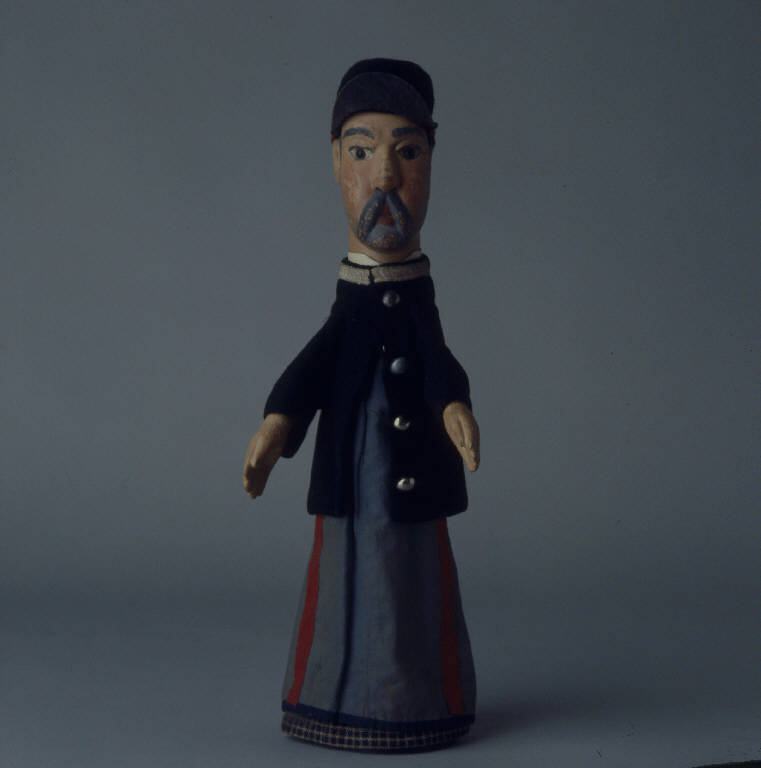 VIGILE URBANO (burattino) - ambito emiliano (fine sec. XIX)