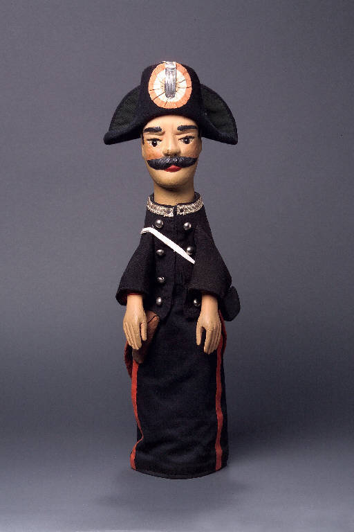 CARABINIERE (burattino) - ambito emiliano (fine sec. XIX)