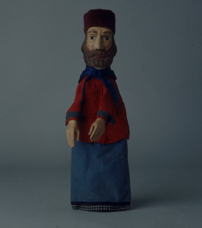 GIUSEPPE GARIBALDI (burattino) - ambito emiliano (fine sec. XIX)