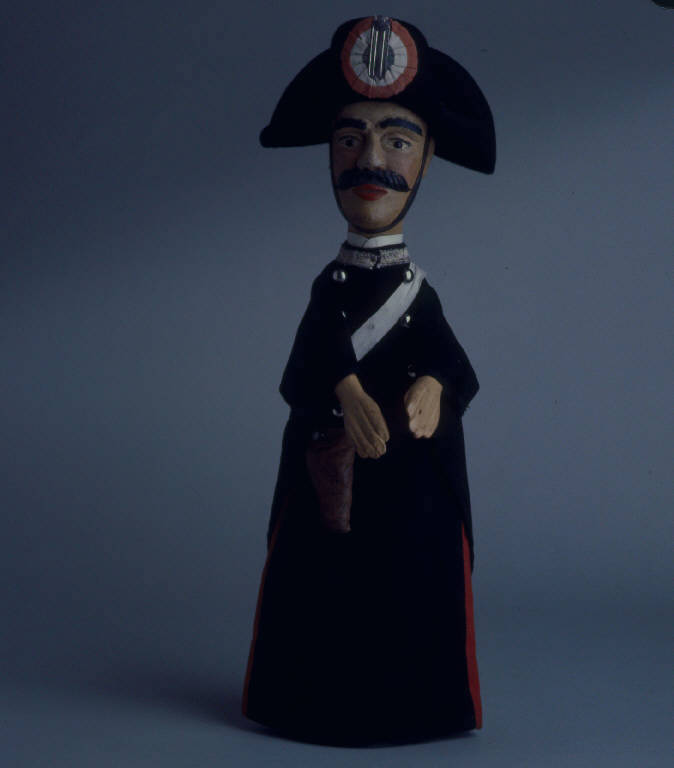 CARABINIERE (burattino) - ambito emiliano (fine sec. XIX)