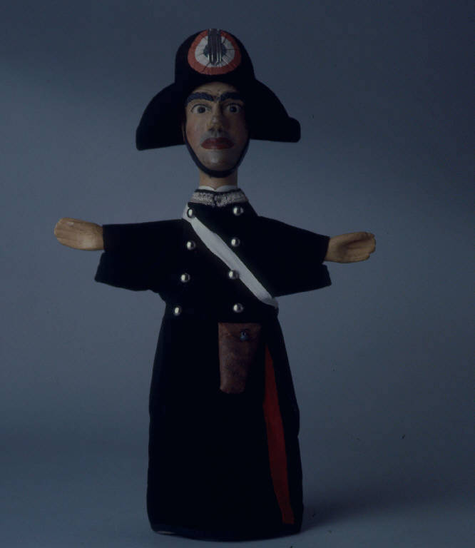CARABINIERE (burattino) - ambito emiliano (fine sec. XIX)