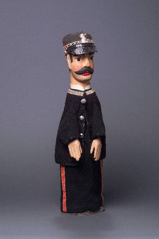 CARABINIERE (burattino) - ambito emiliano (fine sec. XIX)