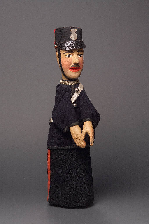 CARABINIERE (burattino) - ambito emiliano (fine sec. XIX)