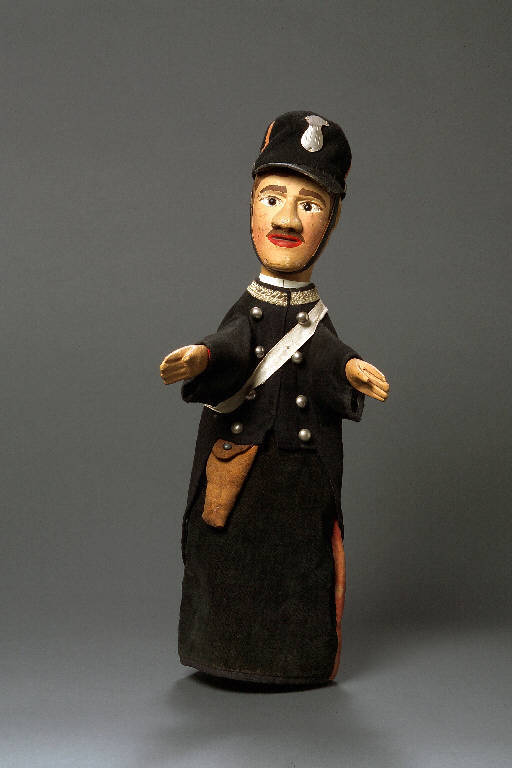 CARABINIERE (burattino) - ambito emiliano (fine sec. XIX)