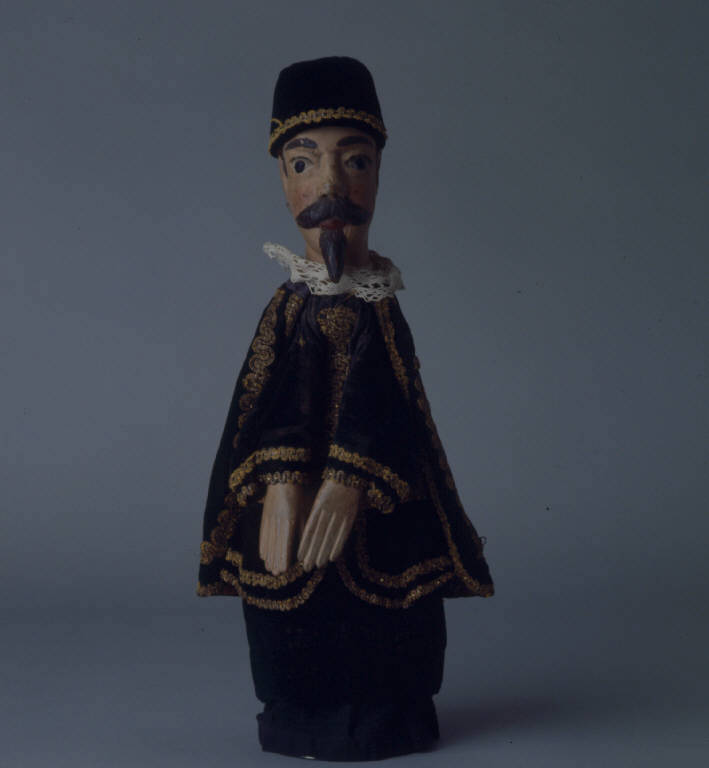 UFFICIALE SPAGNOLO (burattino) - ambito emiliano (fine sec. XIX)