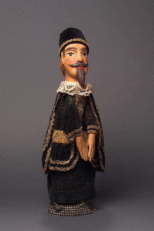 UFFICIALE SPAGNOLO (burattino) - ambito emiliano (fine sec. XIX)