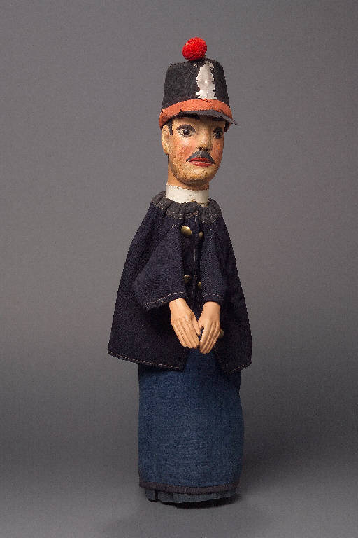 GENDARME (burattino) - ambito emiliano (fine sec. XIX)