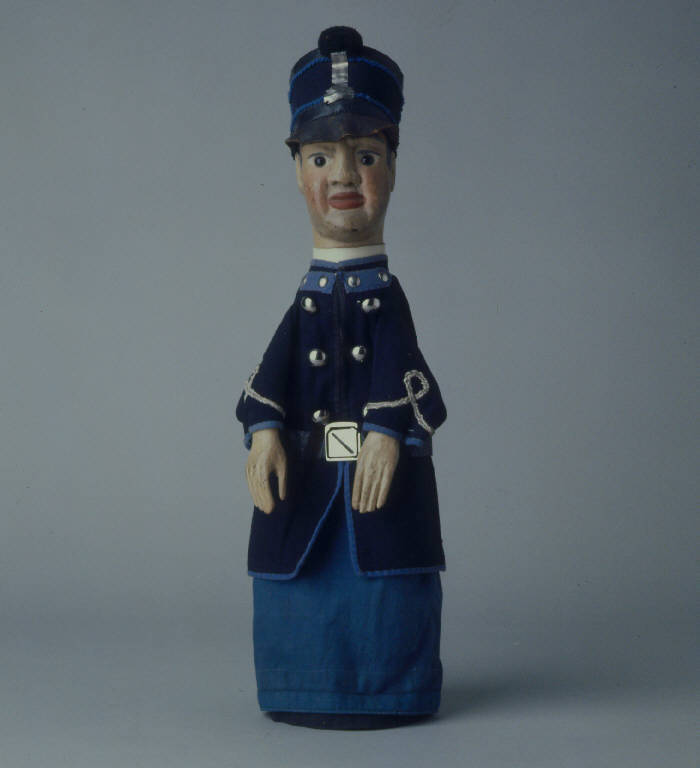 GENDARME (burattino) - ambito emiliano (fine sec. XIX)