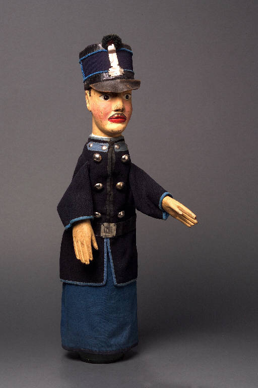 GENDARME (burattino) - ambito emiliano (fine sec. XIX)