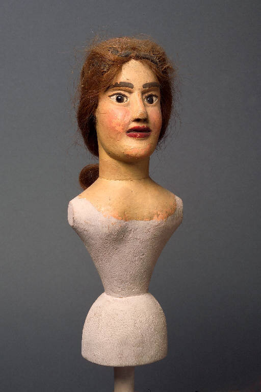 FIGURA FEMMINILE NUDA (burattino) - ambito emiliano (fine sec. XIX)