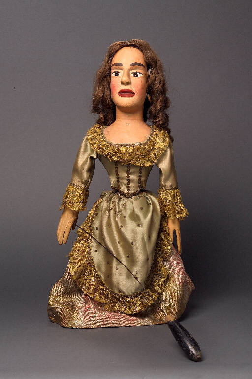 FIGURA FEMMINILE (burattino) - ambito emiliano (fine sec. XIX)