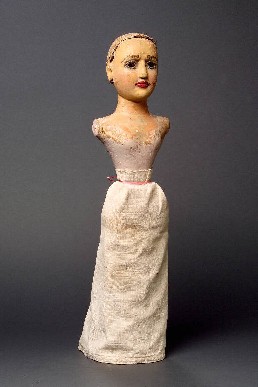 FIGURA FEMMINILE NUDA (burattino) - ambito emiliano (fine sec. XIX)