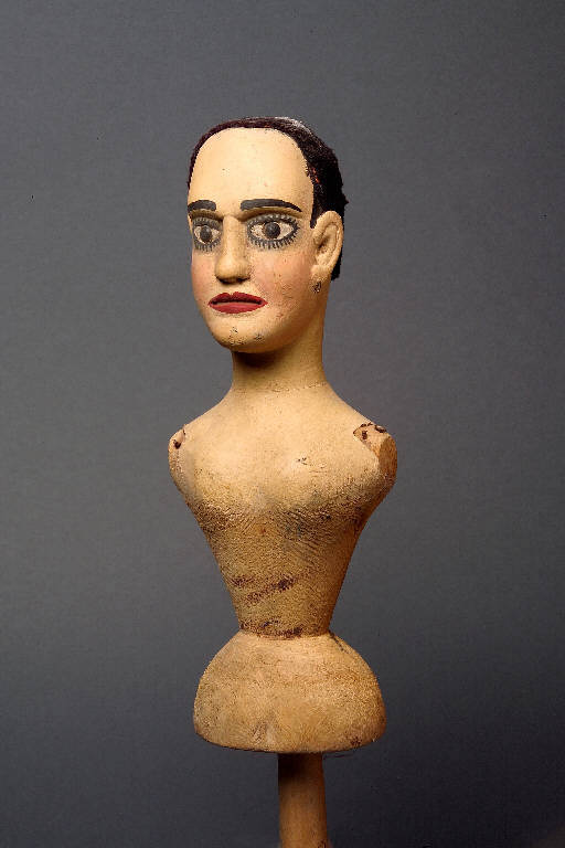 FIGURA FEMMINILE NUDA (burattino) - ambito emiliano (fine sec. XIX)