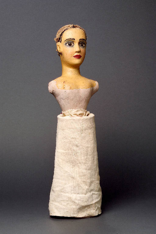 FIGURA FEMMINILE NUDA (burattino) - ambito emiliano (fine sec. XIX)