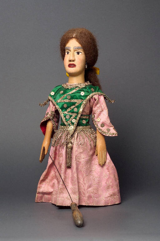 FIGURA FEMMINILE (burattino) - ambito emiliano (fine sec. XIX)