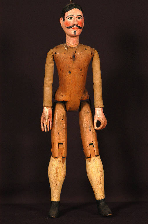 FIGURA MASCHILE (marionetta) - ambito Italia centro-settentrionale (seconda metà sec. XIX)