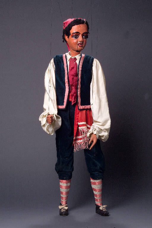 COMPAR ALFIO (marionetta) - ambito Italia centro-settentrionale (inizio sec. XIX)