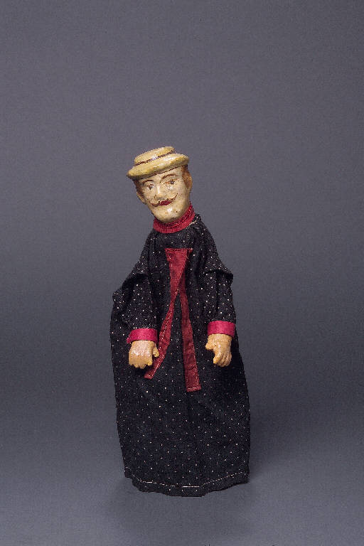 FIGURA MASCHILE (burattino) - ambito Italia centro-settentrionale (terzo quarto sec. XX)