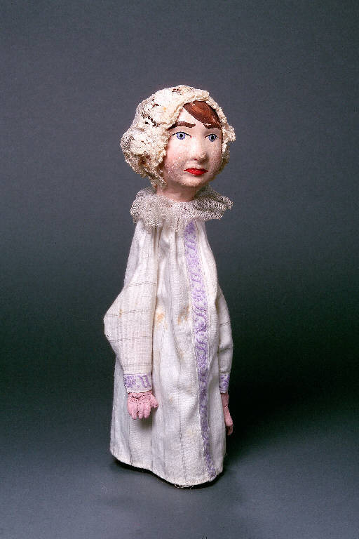 FIGURA FEMMINILE (burattino) - ambito Italia centro-settentrionale (terzo quarto sec. XX)