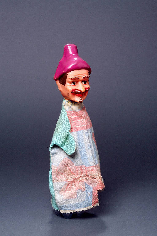 FIGURA MASCHILE (burattino) - ambito Italia centro-settentrionale (terzo quarto sec. XX)