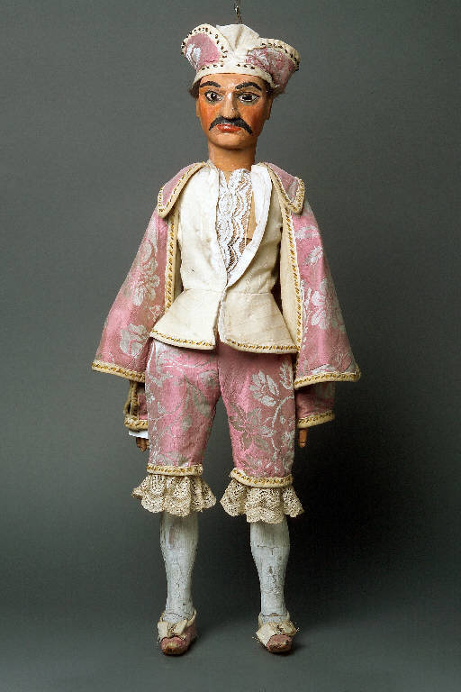 CORTIGIANO (marionetta) - ambito Italia centro-settentrionale (seconda metà sec. XIX)