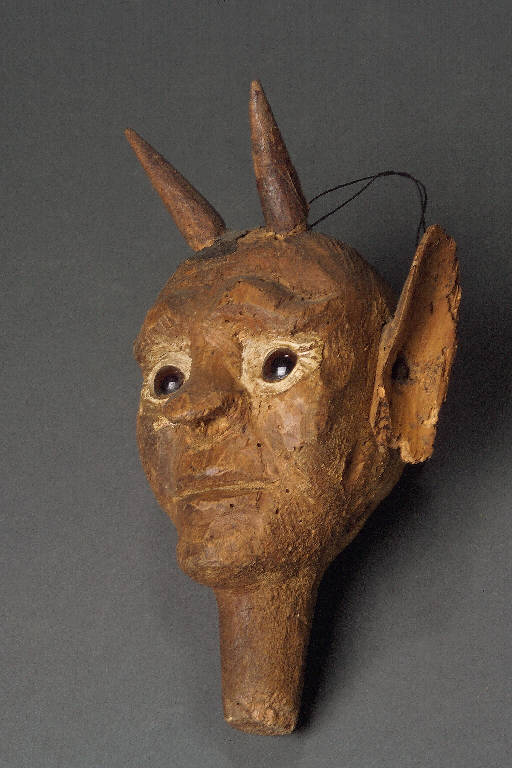 TESTA DI DIAVOLO (marionetta) - ambito Italia centro-settentrionale (inizio sec. XIX)