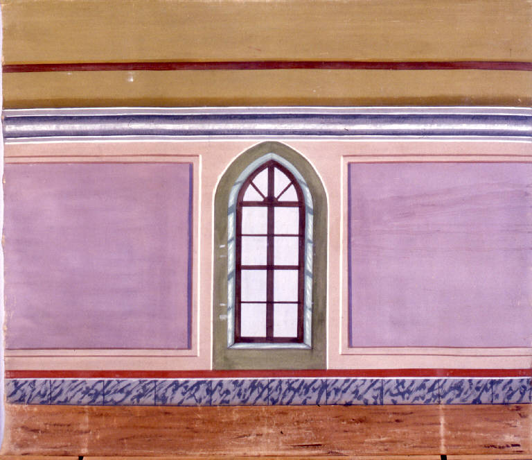 Interno (fondale) - ambito emiliano (fine sec. XIX)