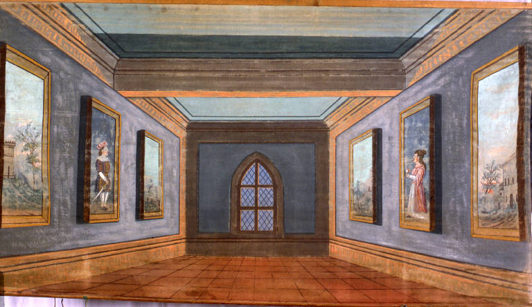 fondale - ambito emiliano (fine sec. XIX)