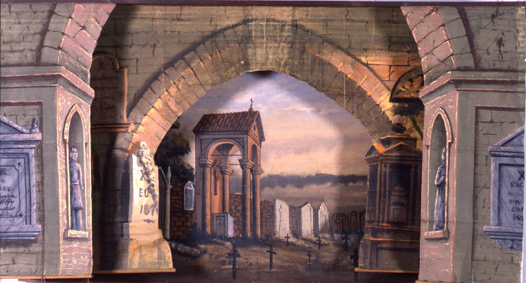 fondale - ambito emiliano (fine sec. XIX)