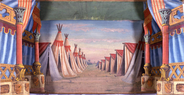 fondale - ambito emiliano (fine sec. XIX)