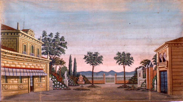 fondale - ambito emiliano (fine sec. XIX)