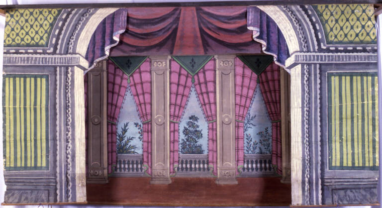 fondale - ambito emiliano (fine sec. XIX)