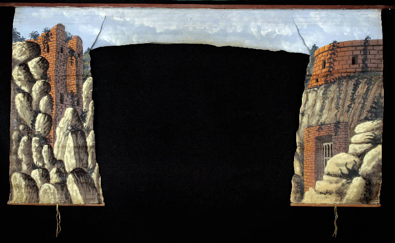 Paesaggio (principale) - ambito emiliano (fine sec. XIX)