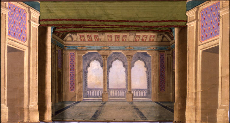 scenografia - ambito emiliano (fine sec. XIX)