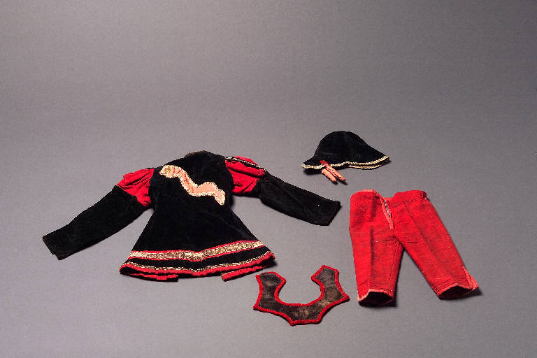 Diavolo (abito di marionetta) - manifattura Italia settentrionale (fine sec. XIX)