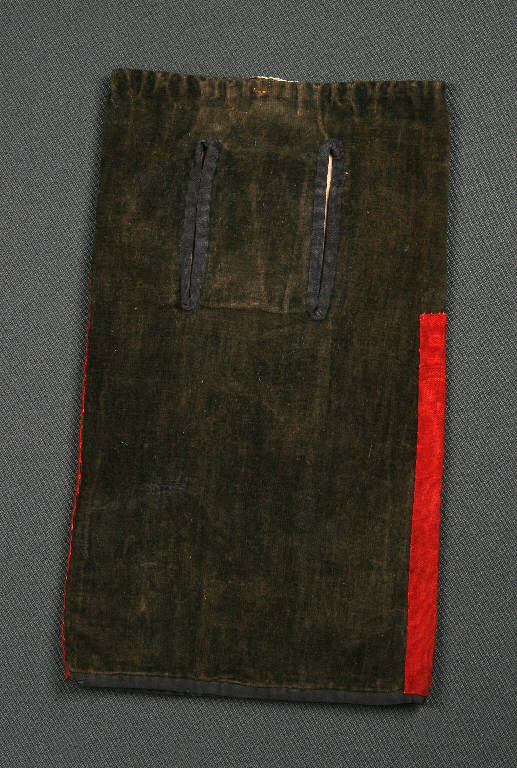 veste di burattino - manifattura emiliana (fine sec. XIX)