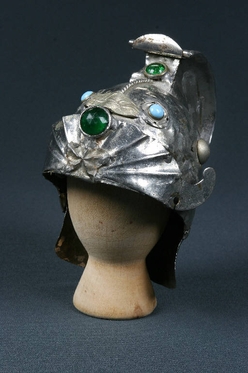 Soldato romano (elmo di burattino) - manifattura emiliana (fine sec. XIX)