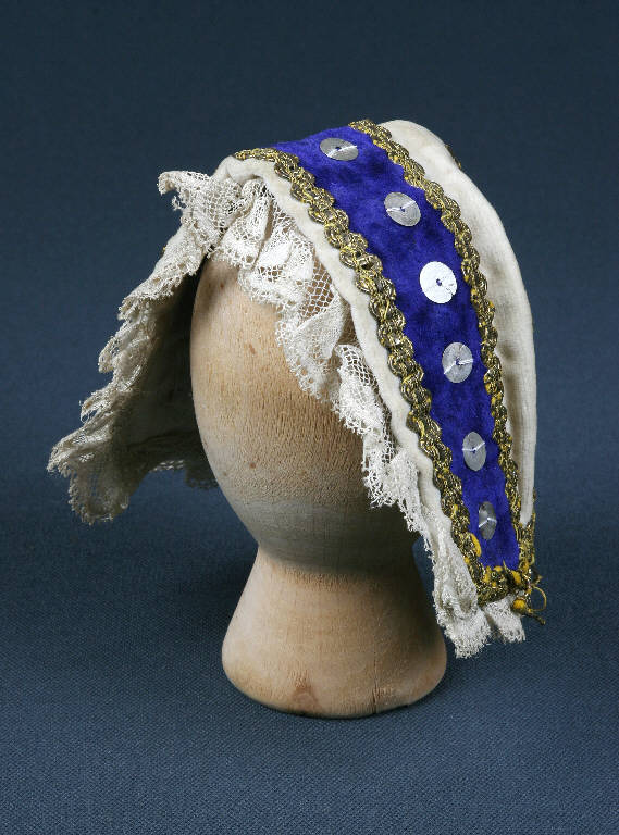 cuffia di burattino - manifattura emiliana (fine sec. XIX)