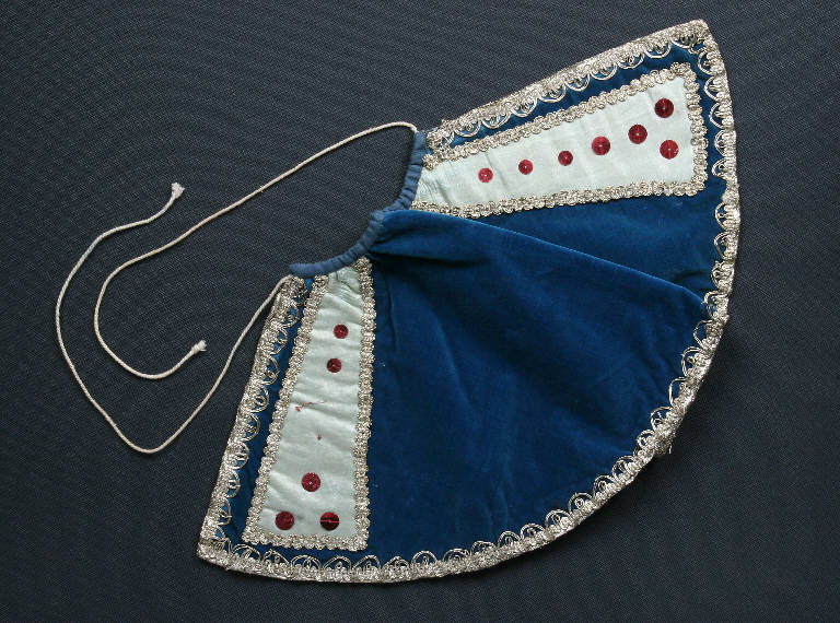 mantello di burattino - manifattura emiliana (fine sec. XIX)