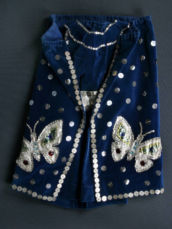 abito di burattino - manifattura emiliana (fine sec. XIX)