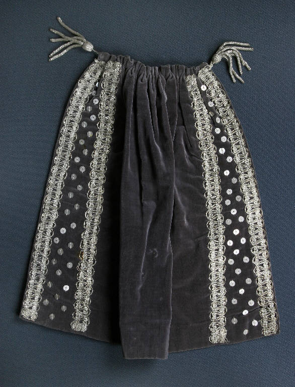 mantello di burattino - manifattura emiliana (fine sec. XIX)