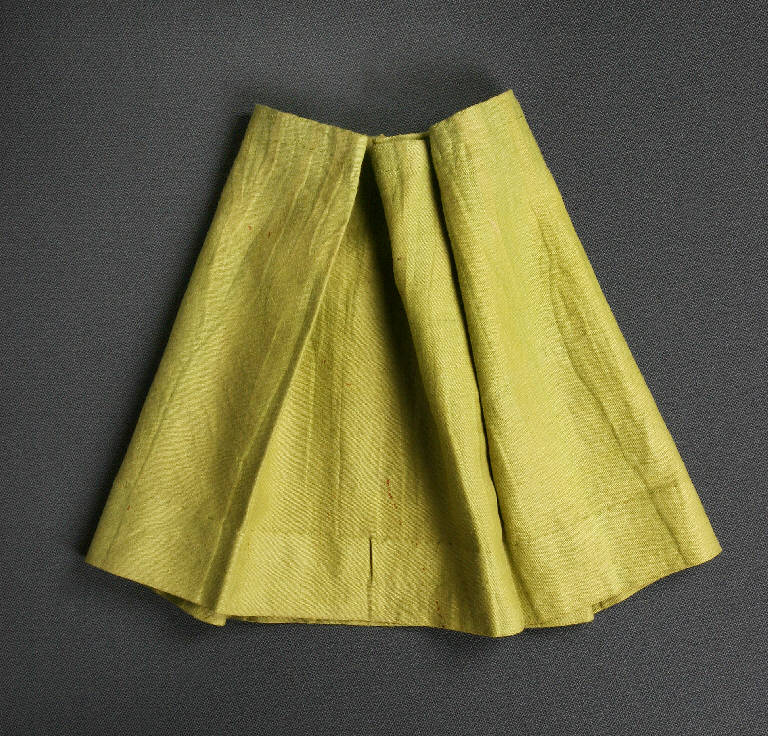 gonna di burattino - manifattura emiliana (fine sec. XIX)