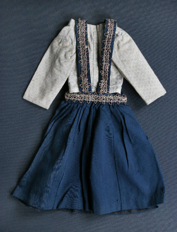 abito di burattino - manifattura emiliana (fine sec. XIX)