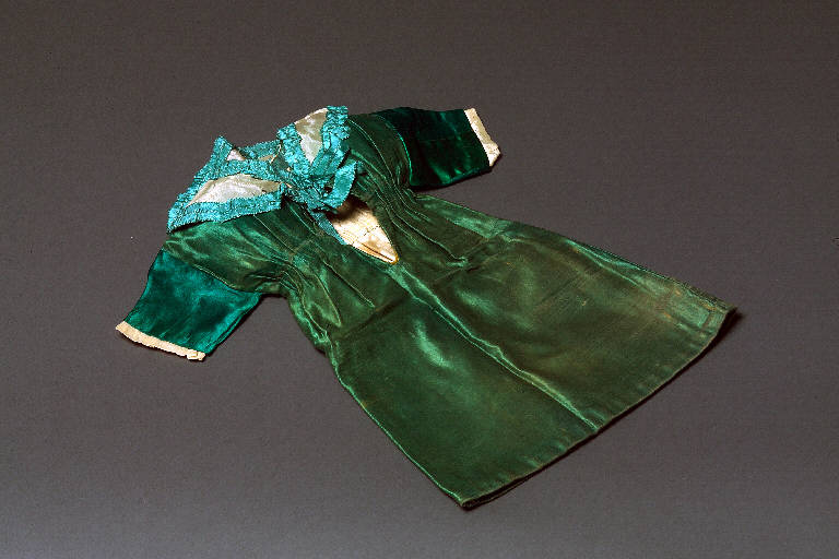 abito femminile di burattino - manifattura emiliana (fine sec. XIX)