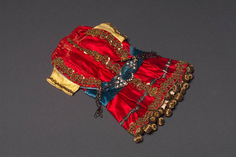 abito di burattino - ambito emiliano (fine sec. XIX)