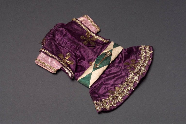 abito di burattino - ambito emiliano (fine sec. XIX)