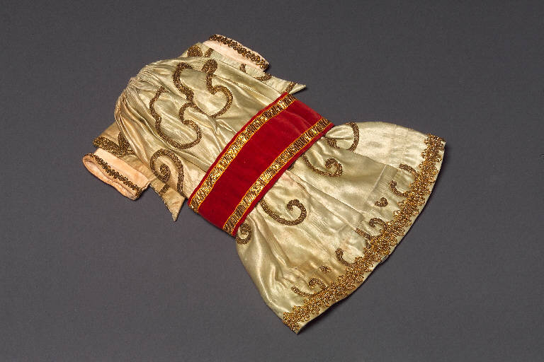 abito di burattino - ambito emiliano (fine sec. XIX)