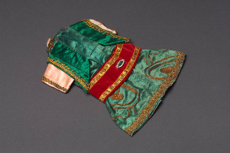 abito di burattino - ambito emiliano (fine sec. XIX)